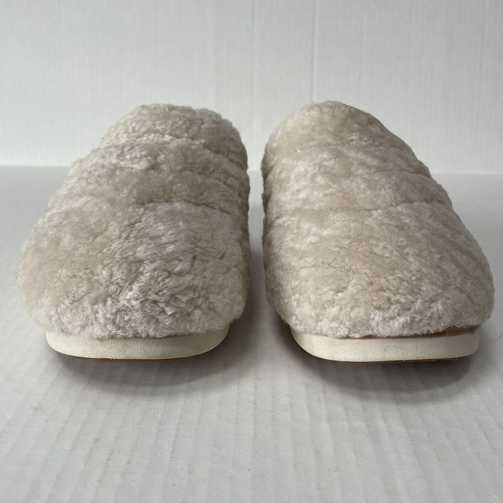 Olukai Womans Pupu Mua Slippers Slip On Shoes Genuine Shearling Leather Trim 10 - Picture 6 of 11